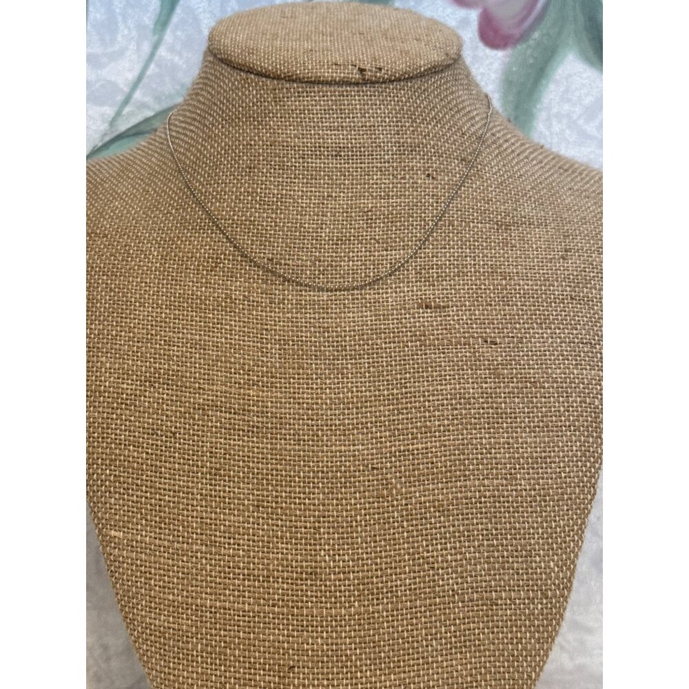 Simple Silver Chain Necklace